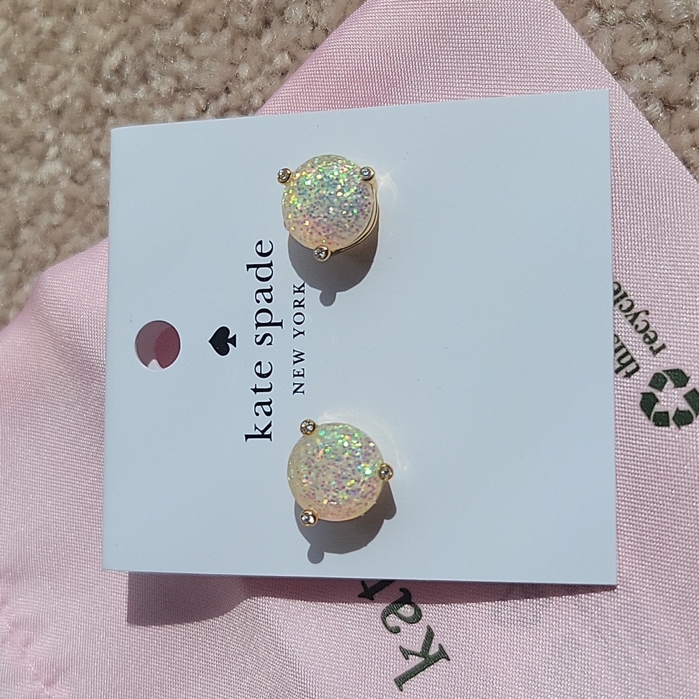 Kate Spade Glitter Studs
